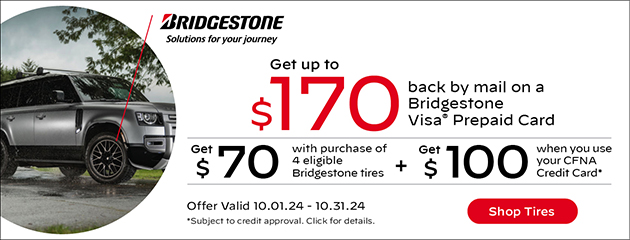 Bridgestone Tires Get Up To $170 Off | Arndt Automotive